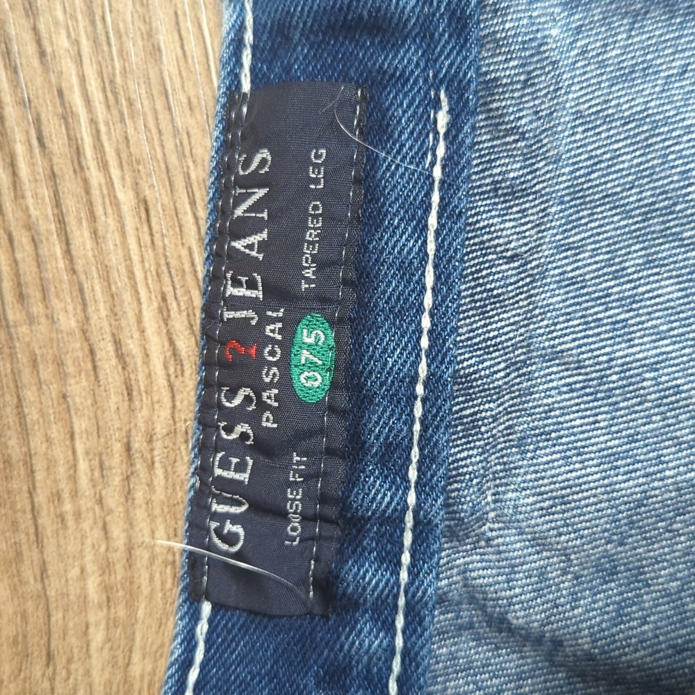 Vintage 90s Guess Jeans Pascal Wide Leg Painter's… - image 5